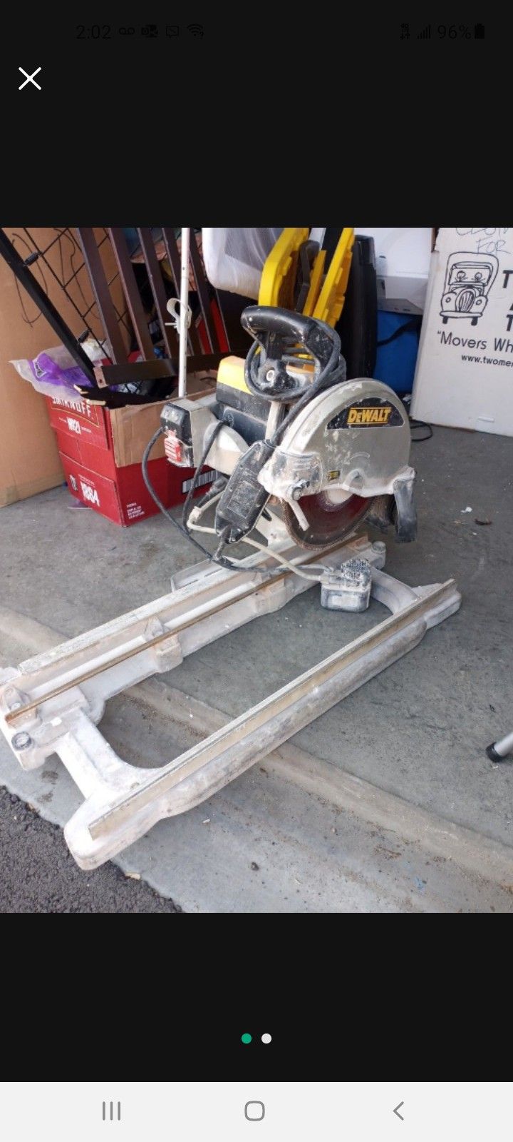 Dewalt Tile Saw