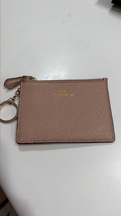 light pink coach wallet