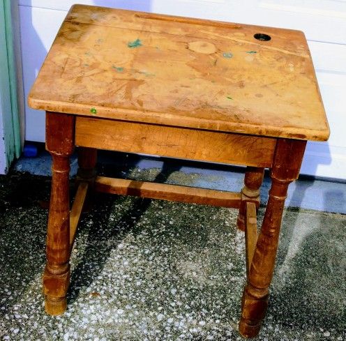 Antique School Desk