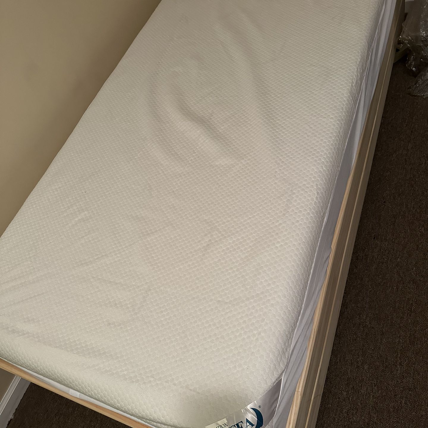 Two Twin Ikea Stackable Bed frames + Mattresses  (see details for more info)