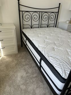 Full Bed Frame And Mattress