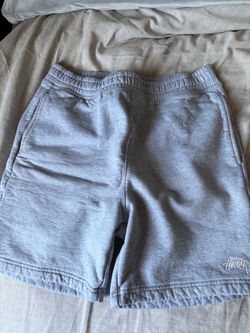 Stussy Grey Fleece Sweat Shorts