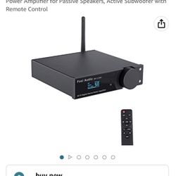 Fosi Audio DA2120A Bluetooth 5.0 DAC Hi-Fi Stereo Receiver Audio Amplifier Supports aptX 2.1 CH Built-in Class D Digital Power Amplifier for Passive S