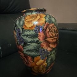 Colorful vase for flowers and/or elegant decor 