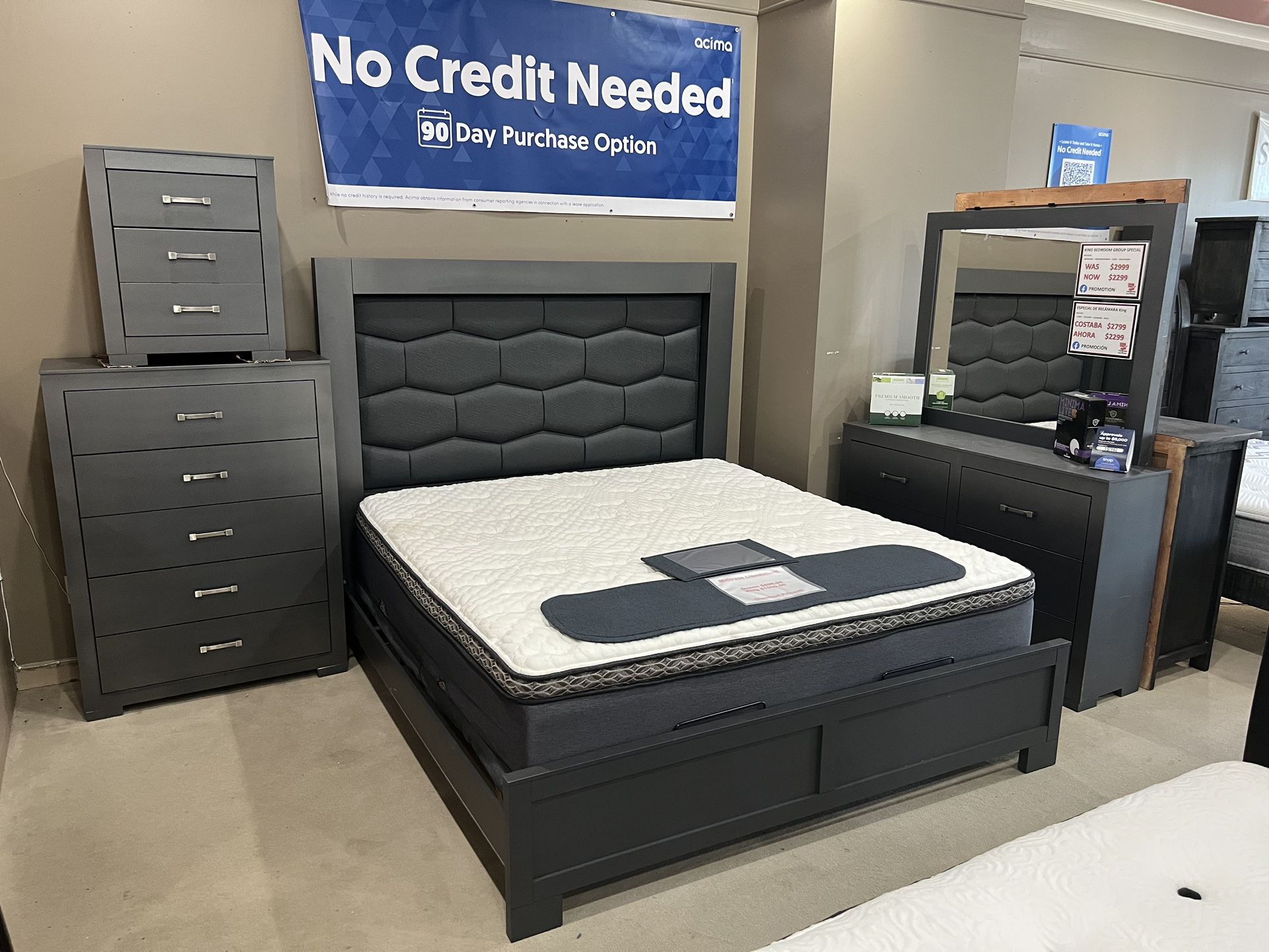 🚨MANAGER SPECIAL!!🚨 King Bedroom Group Only $1799.00!!