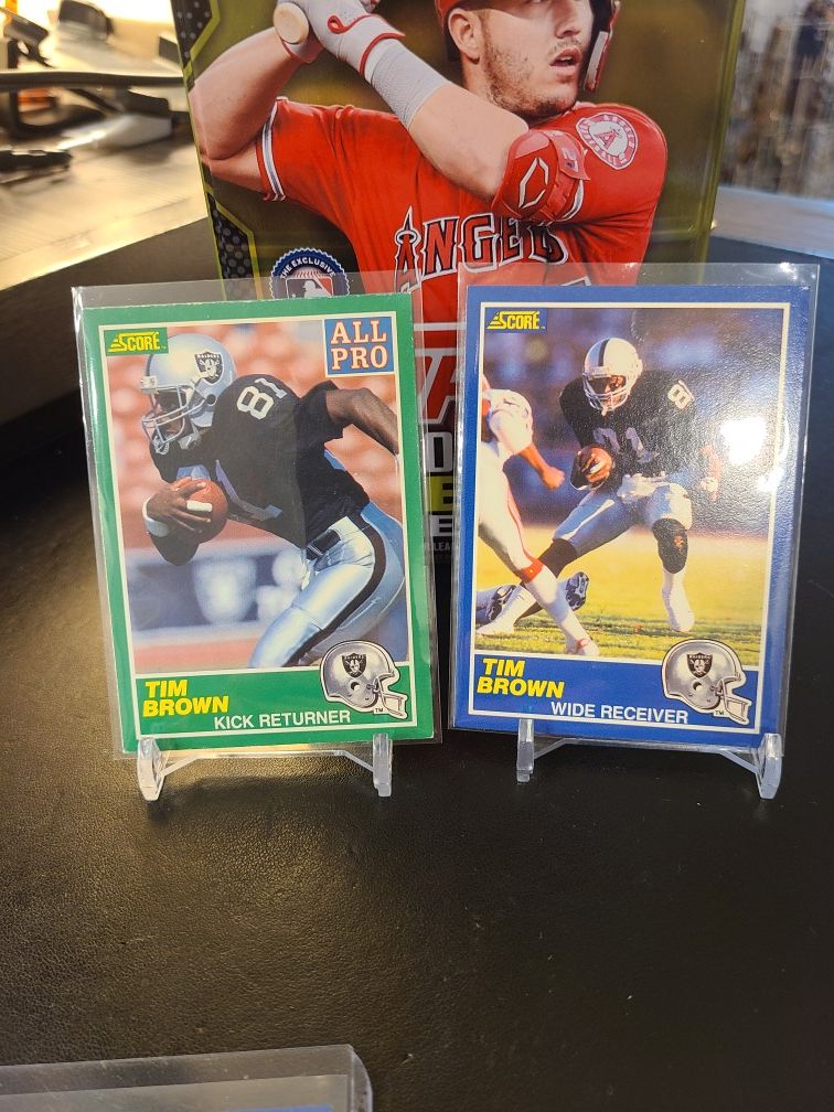 Tim Brown Rookie Lot 2