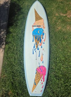 7'4" Roger Hinds Nomad surf board
