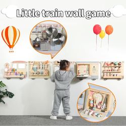 Kids Sensory Wooden Wall Panel