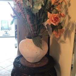 Decorator’s Potted Exotic Silk Flowers  $135 Or Best Offer 