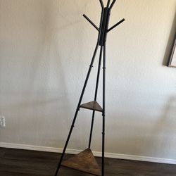 Coat/hat Rack With Shelves 