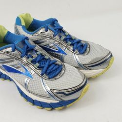Brooks Womens Adrenaline GTS 15 1201741B179 Gray Running Shoes Sneakers Size 9 B