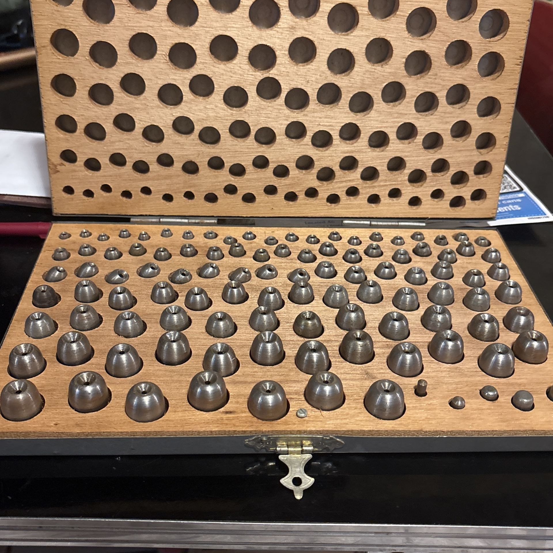 Vintage Erick Brand Brass Instrument Barrels Dent Repair Kit