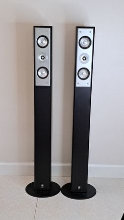 Patio Speakers Yamaha NS-F210BL Floorstanding Speaker - Single