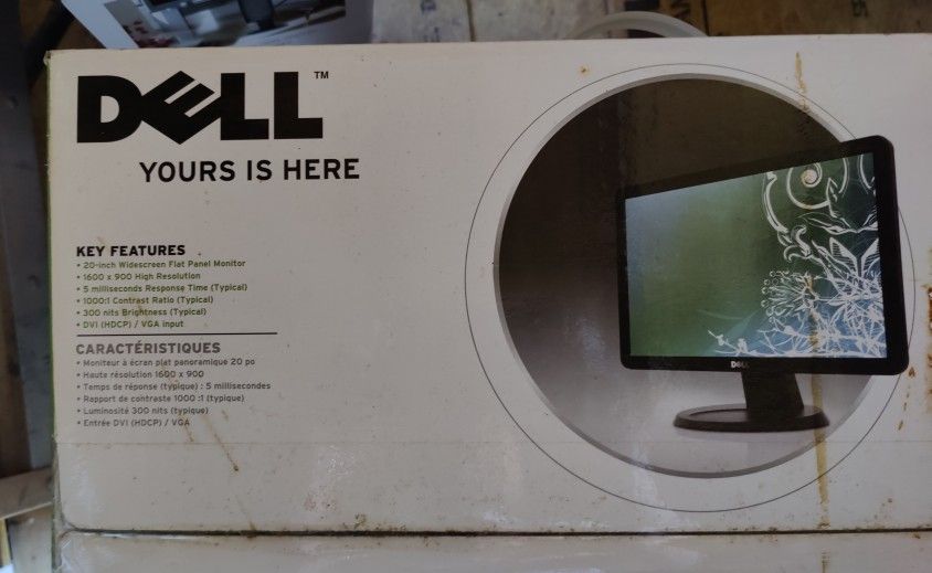 Dell Computer Monitor S2009W- Brand New In Box