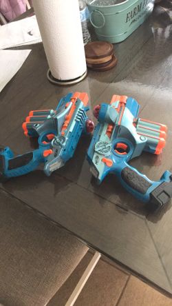 Nerf Lazer Tag guns