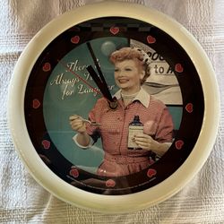 Vintage I Love Lucy Wall Clock 