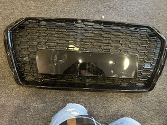 🔥FOR AUDI A5 S5/B9 2017-2019 FRONT BUMPER GRILLE HONEYCOMB HOOD GRILL RS5 STYLE