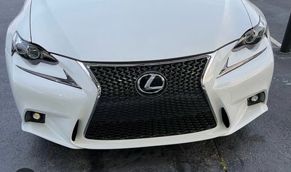 2016 lexus is250 bumper painted