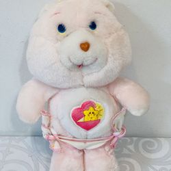 Vintage BABY HUGS CARE BEAR 1983 Plush Kenner 11" EUC