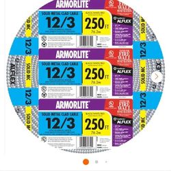 2 Rolls Of 250ft 12/3 MC Cable$150EACH