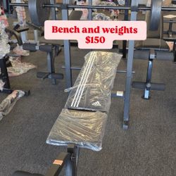 Bench Press And Weights 