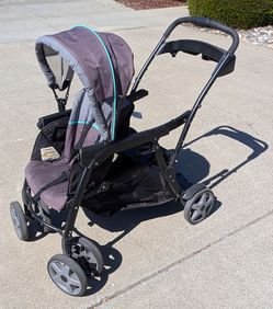 Graco convertible double stroller / ride along