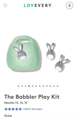 Lovevery Babbler Play Kit (13.14,15 Months) for Sale in Skyforest