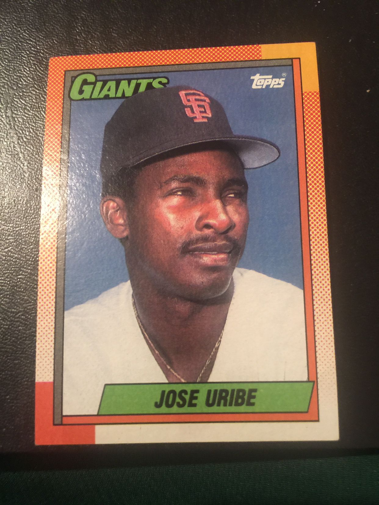 1990 Jose Uribe # 472 San Francisco Giants S