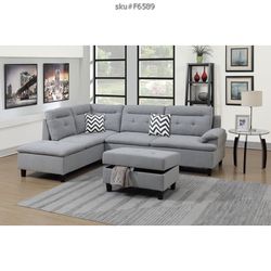 Sectional Sofa With Ottoman In Offer 🔥🔥🔥
