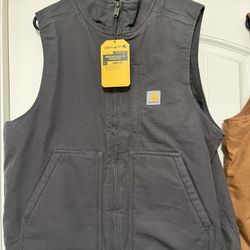 Carhartt Washed Duck Sherpa Lined Vest