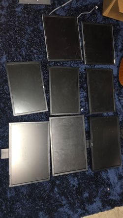Assorted computer monitors