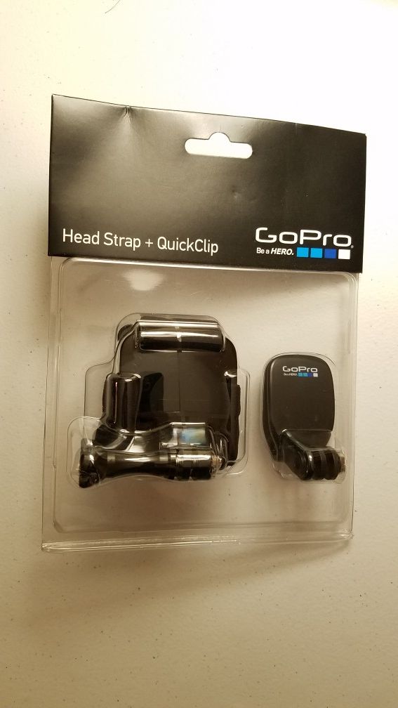 Gopro Headstrap and Quickclip Accessory