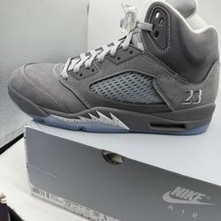 Air Jordan 5  Wolf Grey in SFV  sz 8,12,13