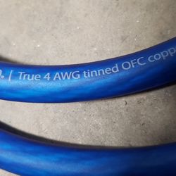 HEY NOW! JL AUDIO 4 AWG GAUGE POWER CABLE WIRE CAR AUDIO AMP 