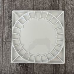 13 in sq Ceramic Paint Palette