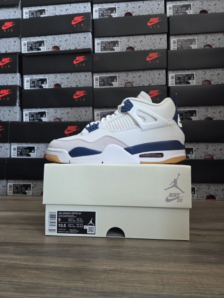 Jordan 4 SB- Blue Navy