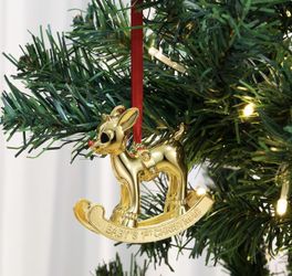 2025 Christmas Ornaments Baby's First Christmas Ornament Gold | Hanging Ornaments for Xmas Tree Decorations Keepsake Gifts for Sisters Mom Grandma Wom