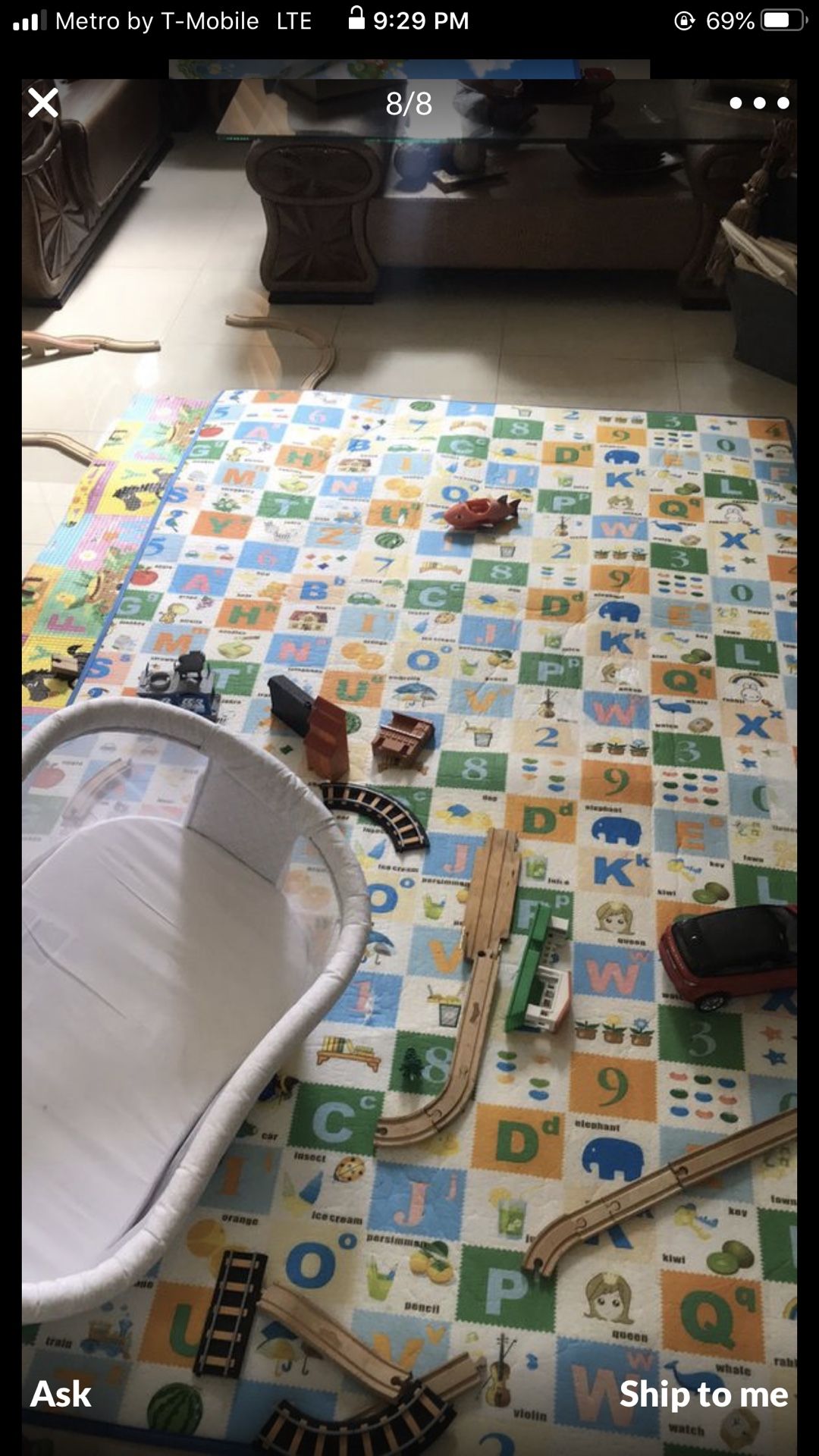 2 alphabet mats in very good condition ine is 7,5x5 another one is 8.5x5.5