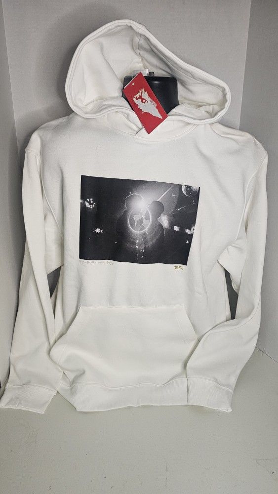 Reebok Hip Hop Photo One Mic Hoodie W Pockets Mens XL