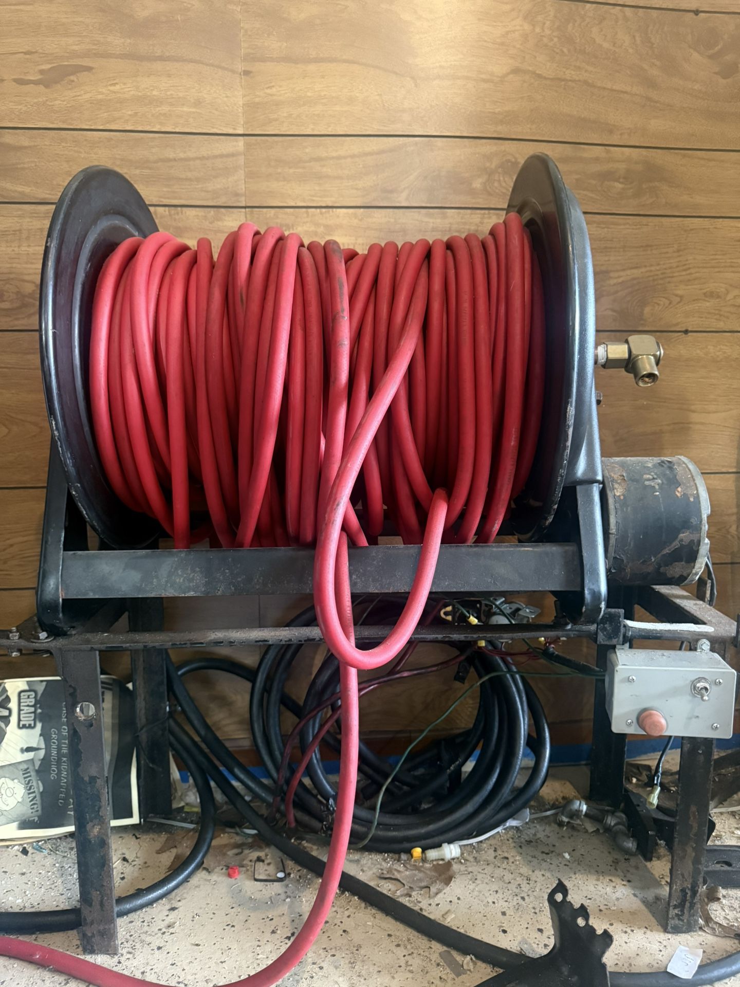 Hose Windup For Work Truck