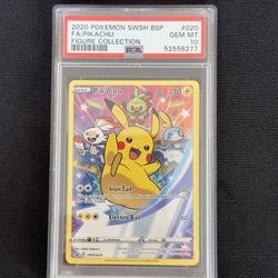 Pikachu Figure collection PSA 10