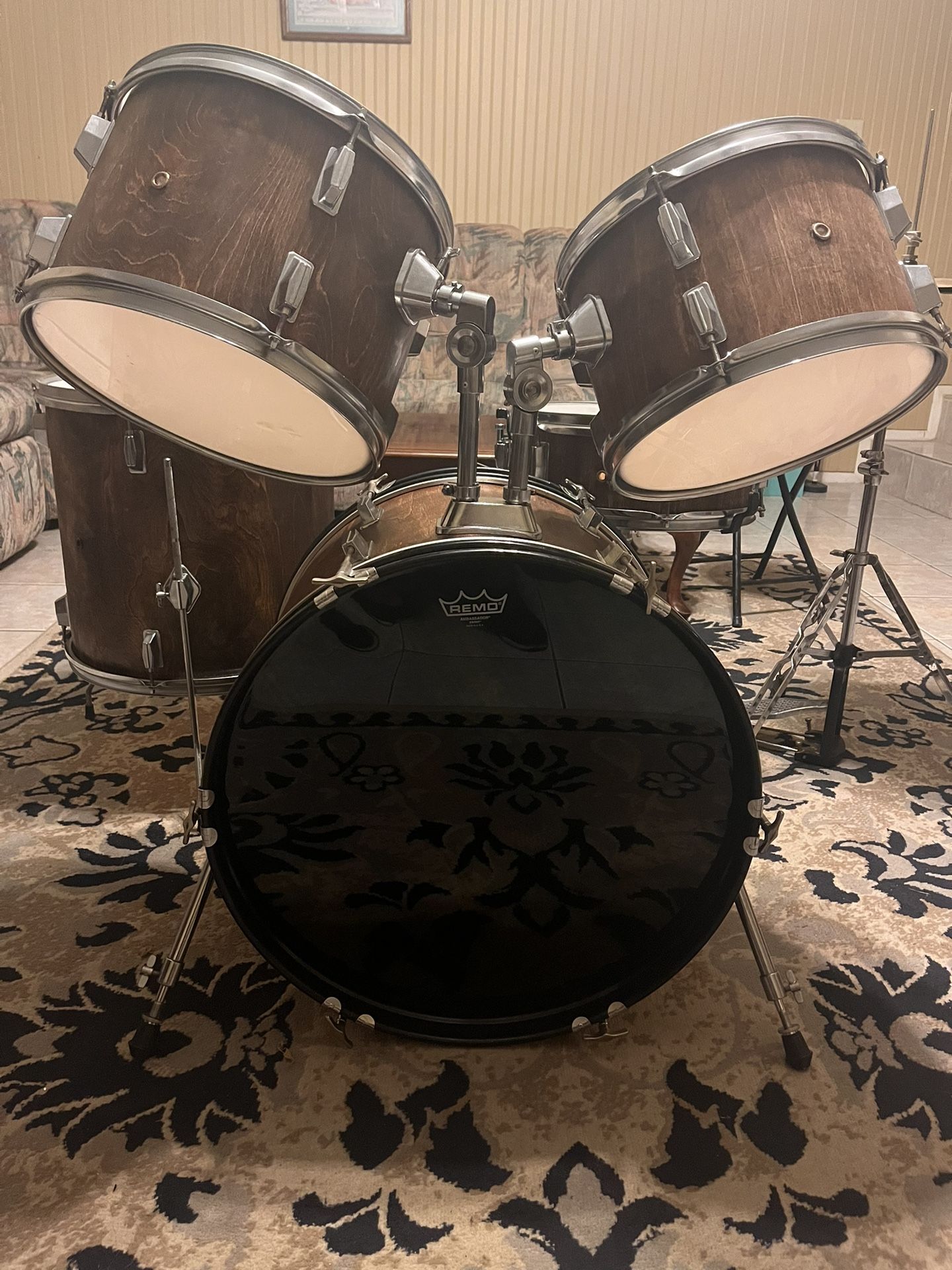 5 Piece Drum Set 