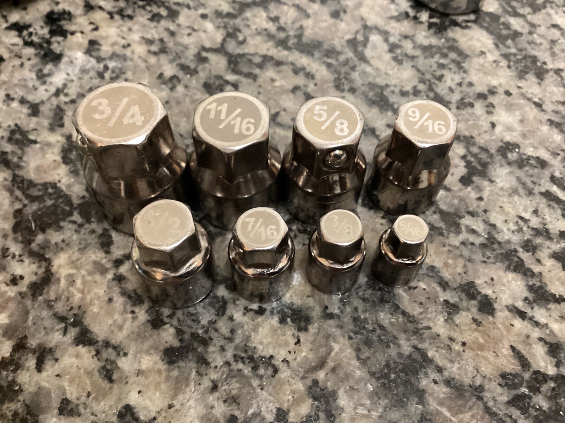 Sears Craftsman USA SAE Low Profilensocket Wrench Set 42800 12pt Rare