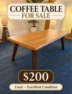 Coffee table in excellent condition