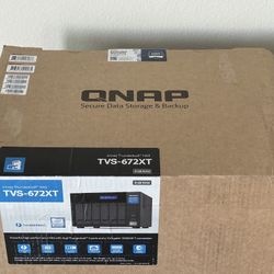 Brand New QNAP TVS-672XT-i3-8G-US, plus 2x SAMSUNG 970 EVO Plus 1TB (2TB Total.)