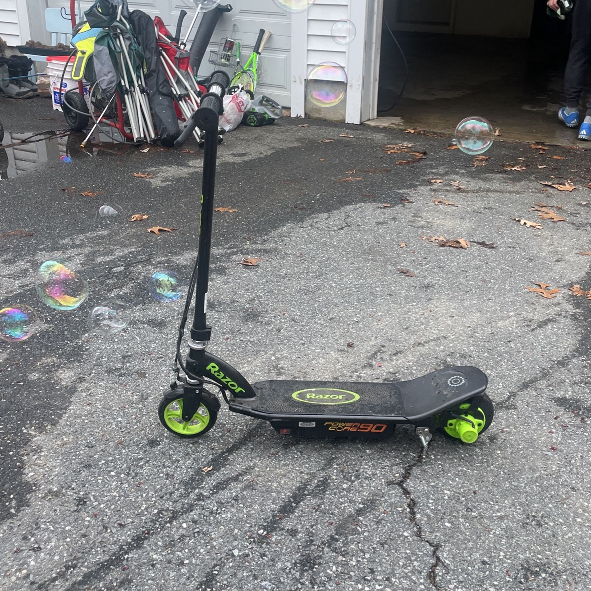 Kids Electric Scooter Green 