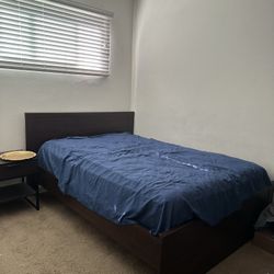 IKEA Brusali Bed Frame And Mattress 