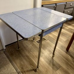 Vintage Formica Table On Wheels