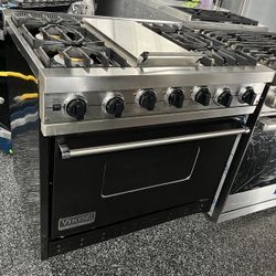 Viking Professional Black 36” Range Gas
