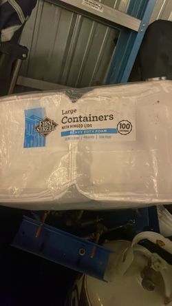 Large containers also have small clear containers